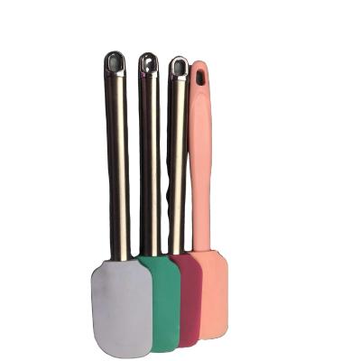 China Viable New Product Silicone Scraper Kitchen Heat Resistant Non-Stick Spatula for sale