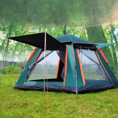 China Waterproof Outdoor Four Side Canvas Tent Stretch Screen Extended Type Tent for sale