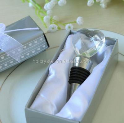 China Spill non y popular crystal to make cheap wholesale logo wine stopper for sale