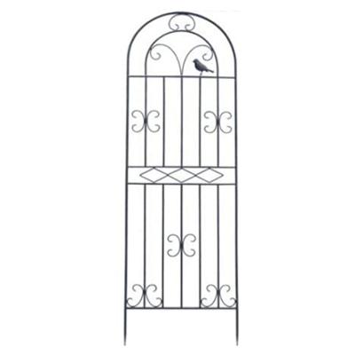 China Installment Litgrow Easy Iron Fence, High Fence, Height 72/80/88 inch (180/200/220cm), Fence, Outdoor, Iron, Gardening, Easy Divider, Black/White for sale