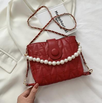 China New Fashion Women's Handbag 2039 Women's Bag Capacity Lady Large Shoulder Bag Soft Simple Chain Lady Tote Bag Single Messenger Handbags for sale