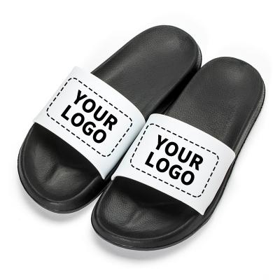 China Summer custom indoor flat home shoes slipper women fashion trend slippers diy logo for sale