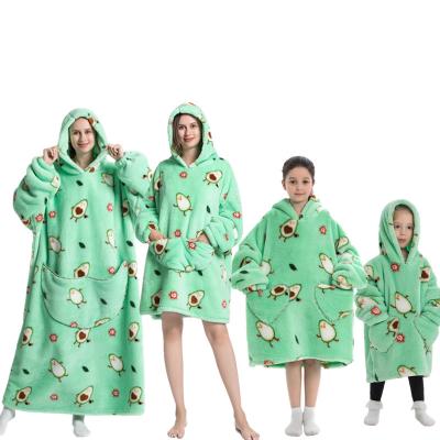 China Winter 3pcs Kids Pajamas Cartoon Animals Adult Pajamas Onesie Family Thermal Pajamas Pajamas For Baby Kids Mom for sale