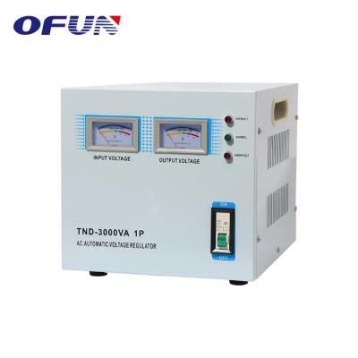 China OFUN Super September SVC-TND-3000VA   Voltage Stabilizer Regulator 220V for sale