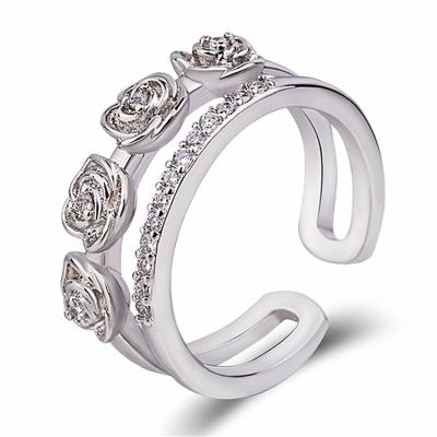 China Best Noble Fashion FASHIONABLE Rose Vintage Dainty Price Top Quality Popularity Ring for sale