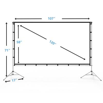 China New Design Convenient Waterproof Soft Fabric Screen Transparent Mesh For Stage Projection Screen for sale