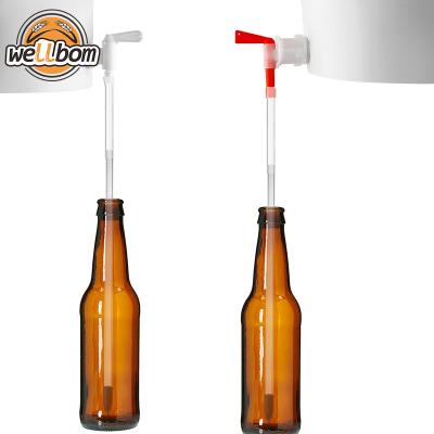 China Sustainable Home Brew Wine Beer Bottle Spring Loaded Bottle Filler for sale