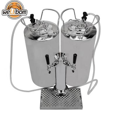 China Both 5 gallon high quality viable Cornelius Kegs with system home brew beer for sale