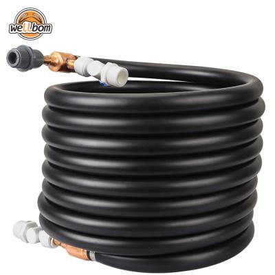 China Food Grade Wort Chiller HomebrewTube Coil Counterflow Copper Heat Exchanger Wort Chiller For Beer Brew for sale