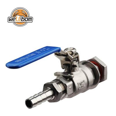 China Sustainable 304 Stainless Steel Ball Valve 1/2