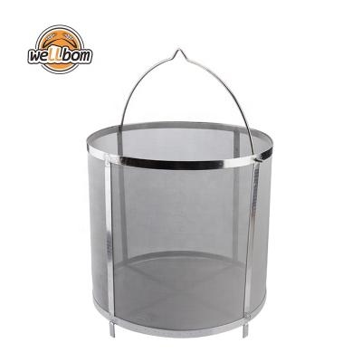 China Sustainable Home Brew Hops Filter Stainless Steel Strainer Pot 300 Mesh Top Quality Wonderful Design For Homebrewers for sale