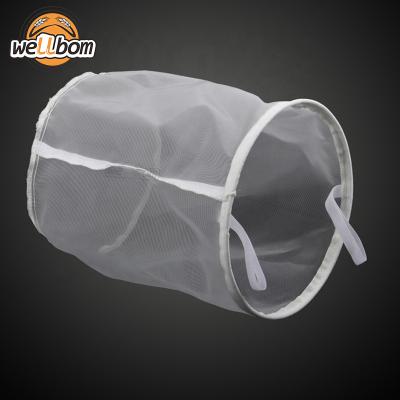 China Food Grade Filter Bag Home Brewing 30 Mesh Food Grade Nylon Bucket Filter Bag, Beer Wine Residue Separation Bag for sale