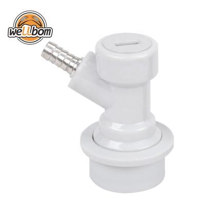 China Corny Keg Ball Lock Disconnects workable for Cornelius Keg Tap With Gas and Liquid for sale