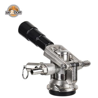 China US Sankey Beer Keg Tap Sustainable Coupler D System Pressure Saving Stainless Steel for sale