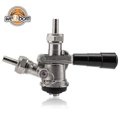 China Sustainable G5/8 Sankey D Type Keg Beer Coupler With Pressure Relief Valve for sale