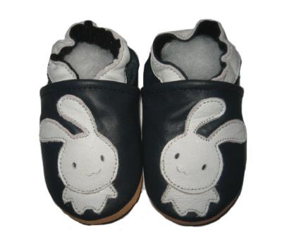 China Hotsale Baby Shoes Anti-slippery Soft Leather Infant Infant Shoes Happy Rabbit for sale