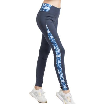 China Breathable Mid Waist Yoga Pants Lift Up Fitness Women Patchwork Legging Women Athleisure for sale