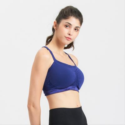 China ODM Women Sports Bra Breathable Seamless Removable Padd Sports Bra Top Fitness for sale