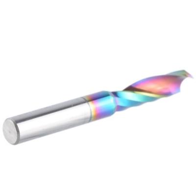 China Single Carbide Flute End Mill Solid For Aluminum Processing for sale