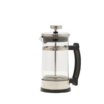 China Stainless Steel 350ml French Press Portable Glass French Press Coffee Maker Viable for sale