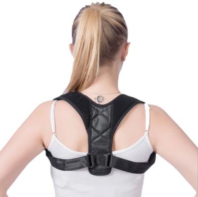 China Breathable adjustable back posture corrector for collarbone to support neck, back and shoulder for sale