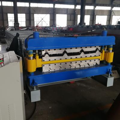 China Building Material Shops HKY Double Layer Roll Forming Machine Export Quality for sale