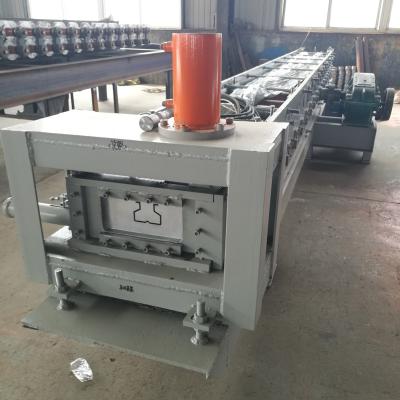 China Building Material Shops Metal Pillar Steel Storage Rack Roll Forming Machinery for sale