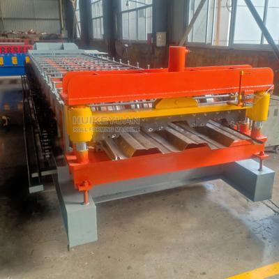 China Building Material Shops Floor Steel Decking Construction Metal Panel Roll Forming Machine for sale