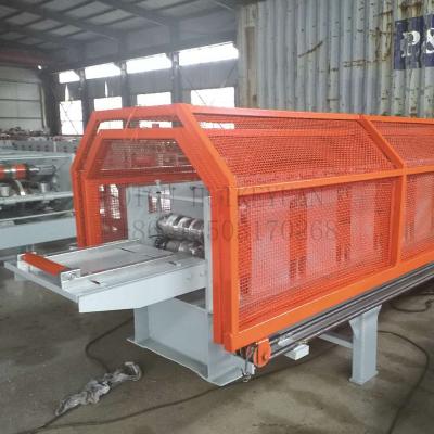 China Building Material Shops Roof Rain Gutter Cold Folding Forming Machine for sale