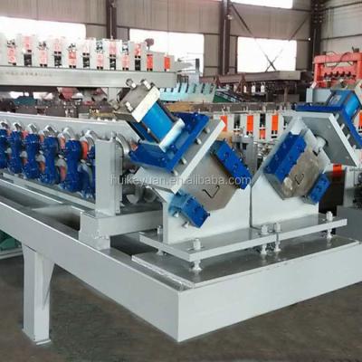 China Good quality racking upright and shelves making guide rail c purlin roll forming machine 8-12m/min for sale