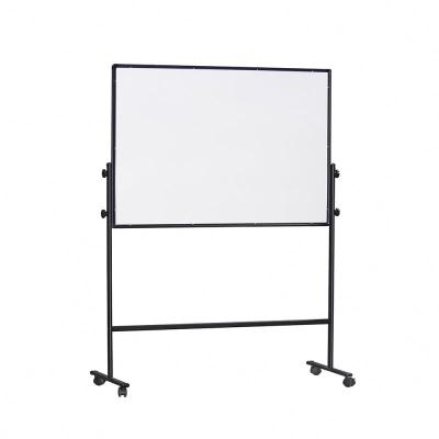 China Reversible Desk H Shape Double Sided Mobil Panel Whiteboard Board Wrighting Message Board With Marker And Magnetic Buttons for sale