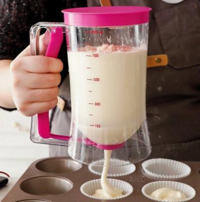 China Viable Baking Tool for Cupcakes Biscuit Cake Muffins Measuring Cup Batter Dispenser for sale