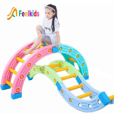 China Educational Plastic Balance Ability Development Toys For Children Baby Toy Sentimental Training Equipment Quarter Circle 2021 for sale