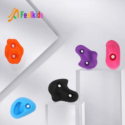 China Wholesale Best Quality Cheap Plastic Equipment Plastic Mini Portable Accessories Kids Indoor Climbing Wall Stones For Sale for sale