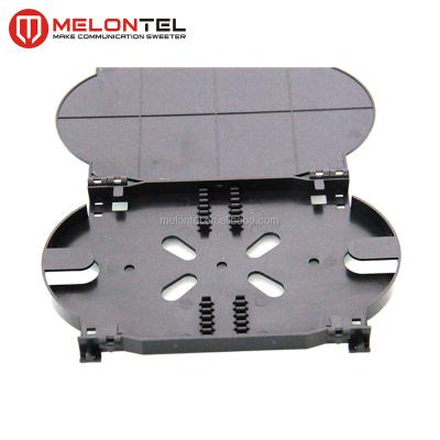 China FTTH MT-1027 12 Core Black Optical Splice Plate Tray For Fiber Optic Box for sale