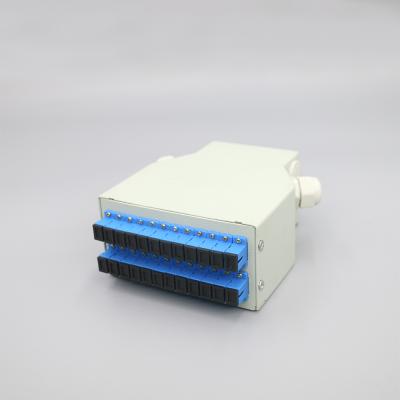 China FTTH FTTB FTTX Network MT-1086 Card Type Fiber Optic Drop Box FTTH Splitter Box DIN Rail PLC Splitter Terminal Box for sale