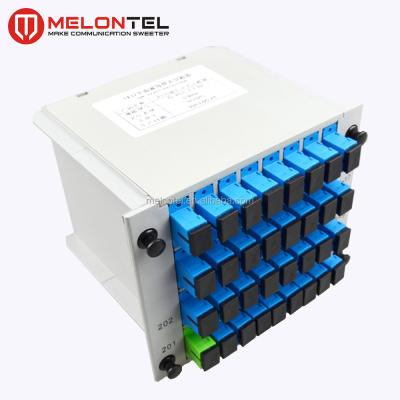 China FTTH MT-1081-32A Fully Stocked 1*32 Insert Type Cassette Splitter For Fiber Optic Internet With SC Adapter for sale