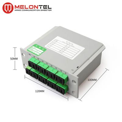 China FTTH MT-1081-16 1*16 Card LGX Type PLC Splitter Cassette Type PLC With SC A.PC Adapter for sale