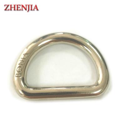 China Ring Metal Making Strap Accessories For Bags Custom Logo D-Rings for sale