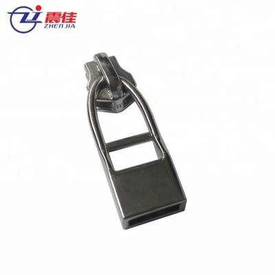 China Nickel Free Fashion Custom Design Eco Friendly Metal Zipper Logo Puller With Slider for sale