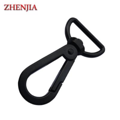 China Metal Swivel Finish Black Color Handbags Decoration Good Quality E-Coating Snap Hook for sale