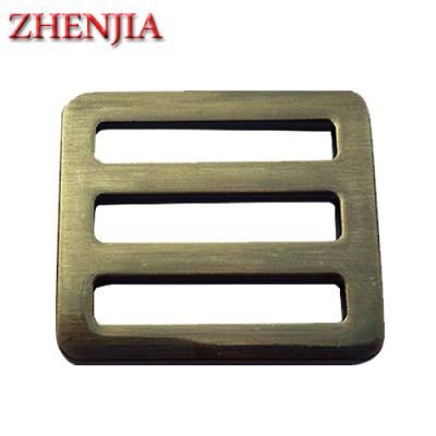 China Waist Alloy Metal Strap Double Slide Handbag Customized Zinic Buckle for sale