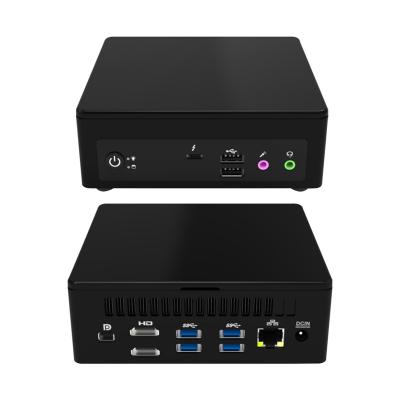 China Educational Business NUC PC i7 1165G7 i5-1135G7 i3 Window 11/10 2*DDR4 NVMe Thunderbolt 4 SSD 2*HD-Ml DP 8K HD WiFi BT Mini Mini Computer for sale