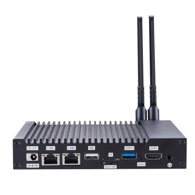 China Application Industrial OEM ODM Rockchip RK3588 Embedded Edge IOT Device Android 12 2*LAN 2*COM BOX Industry Control Player Box Industrial Computing PC for sale