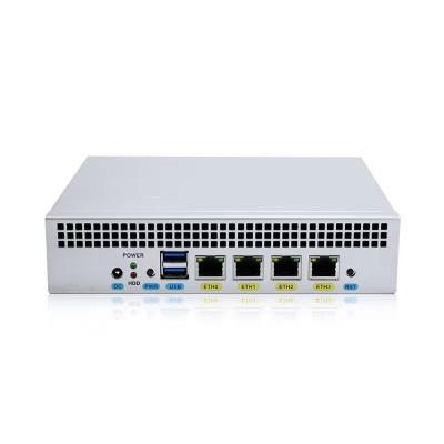 China Configured as J1800 J900 N2830 D525 Mini Firewall Hardware Firewall Factory Price PC CPU pfsense Router Fanless Barebone System For Network Device for sale