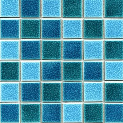 China Alkali Resistance Building Material Foshan Supplier Building Material Foshan Supplier Mesh Porcelain Glass Tile Swimming Pool Stone Mosaic Tile for sale