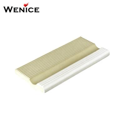 China Exterior Tiles White Grip Anti Slip Tiles Pool Edge Tile for sale