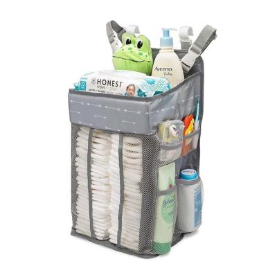 China Water Resistant Baby Diaper Stacker Caddy Baby Diaper Diaper Organizer Medium Hanging Nursery Storage Organizer for sale