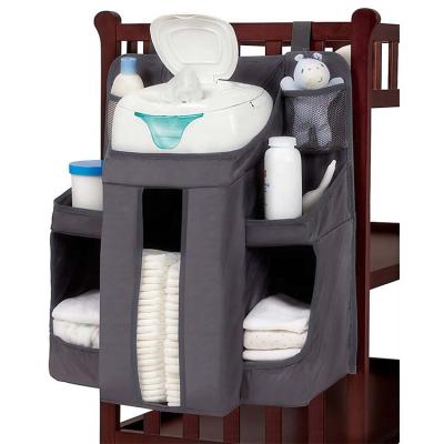 China Water Resistant Diaper Cart Organizer Wall Nursery Organization Hanging Baby Diaper Storage Organizer for sale