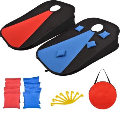 China Corn Hole Throwing Bean Bag Set Outdoor Family Lightweight Folding Game for sale